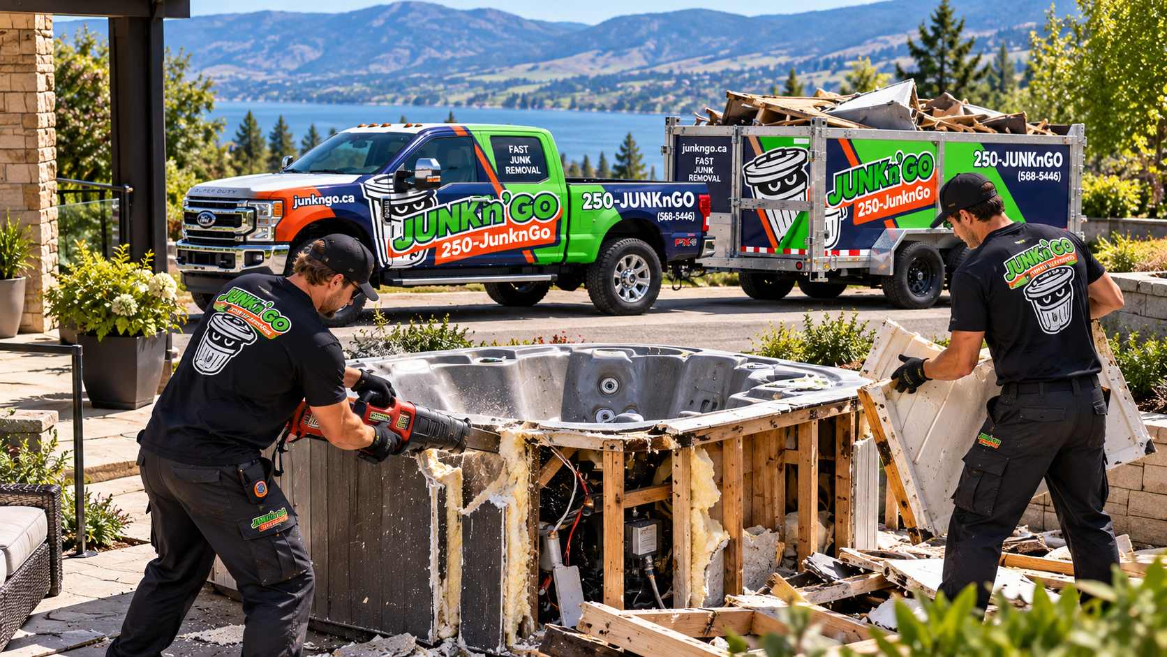 Old Hot Tub Taking Up Space? Let Junk N Go Take Care of It